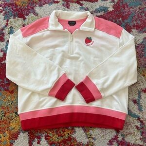 🩷NEW🍓Kate Spade Quarter Zip Sweatshirt🍓🩷